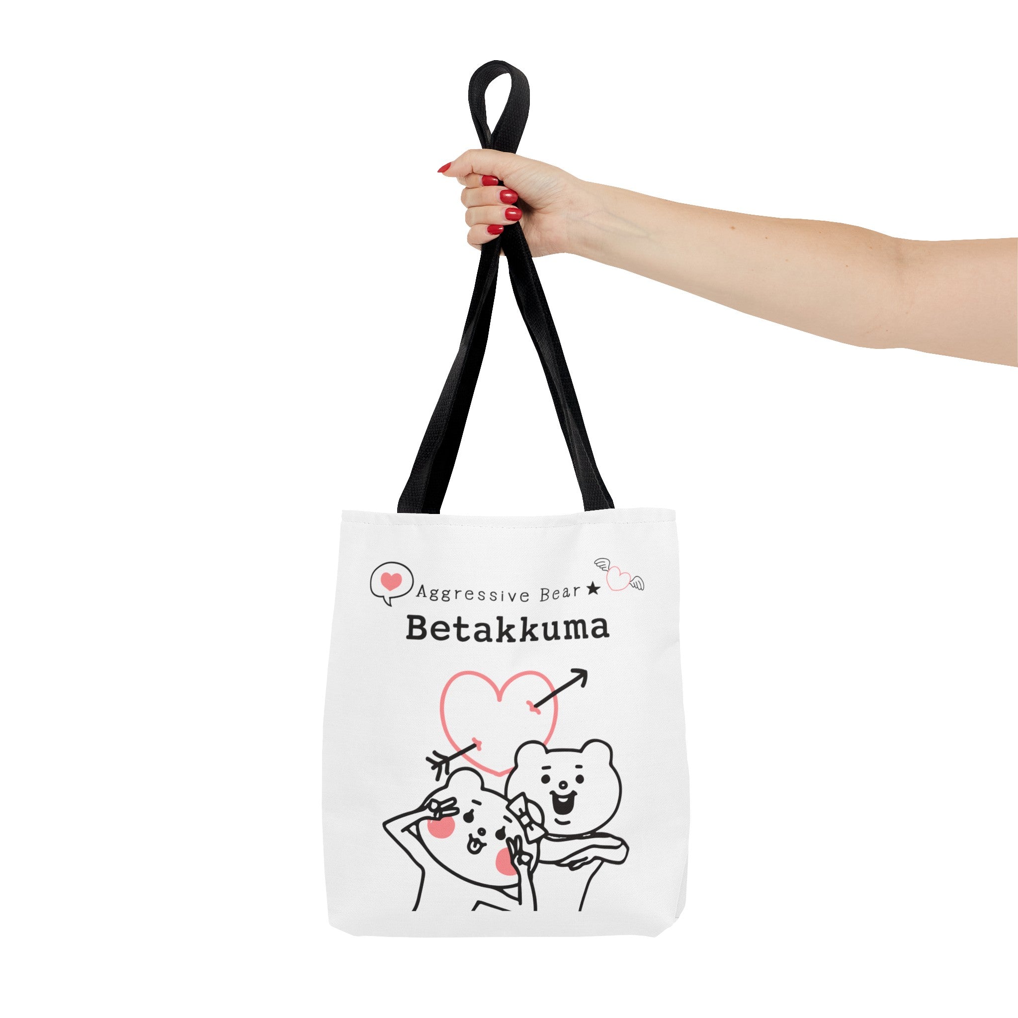 Betakkuma Arrow Heart Tote Bag